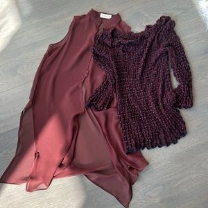 Cocktail/Party/Prom Tunic/Mini dress. Two pieces as a set. Size 40 (US Size 6)